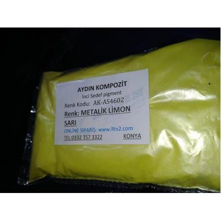 Sedef Pigment Metalik limon sarı Rengi